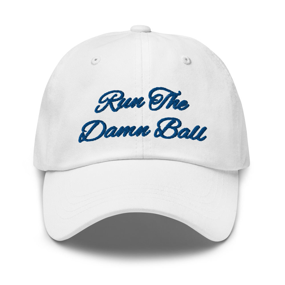 Run the ball hat online