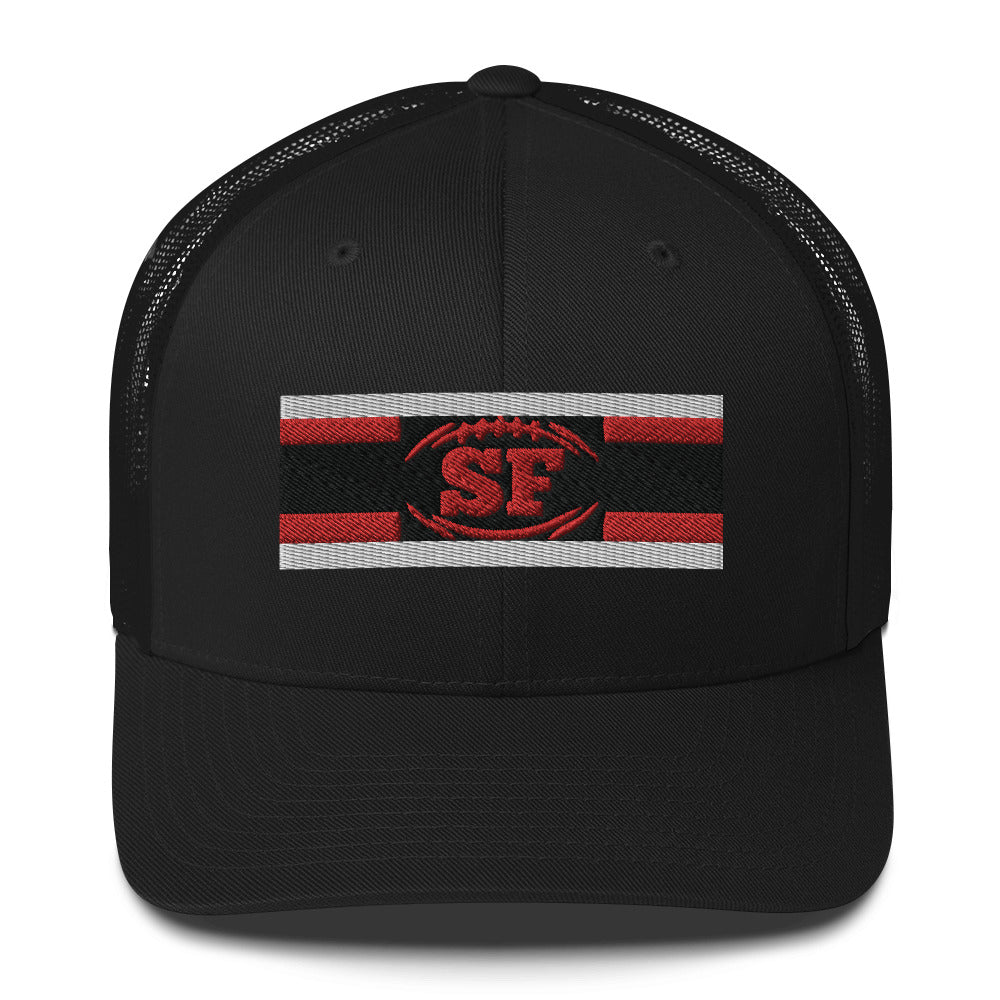 San Francisco Hat / 49ers Hat / SF Hat / Kyle Shanahan Trucker Cap Black