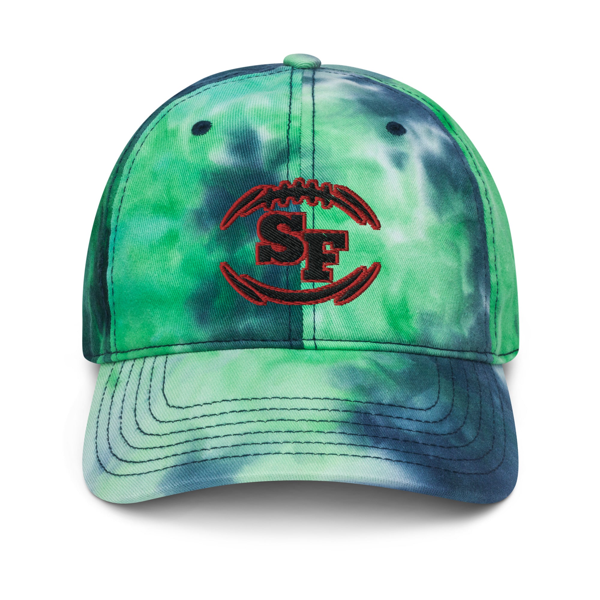 San Francisco Tie Dye Hat / 49ers Tie Dye Hat / SF Tie Dye Hat Ocean