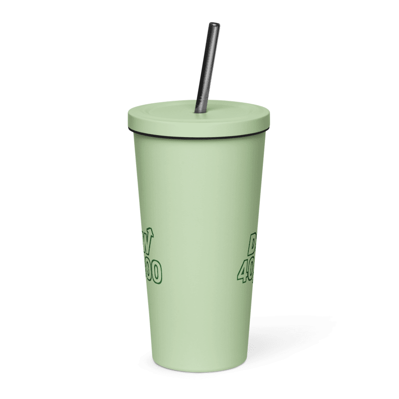 Dow 40.000 Tumbler / Dow 40k Insulated tumbler with a straw