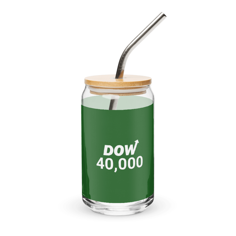 Dow 40.000 Can-shaped glass / Dow 40k Can-shaped glass