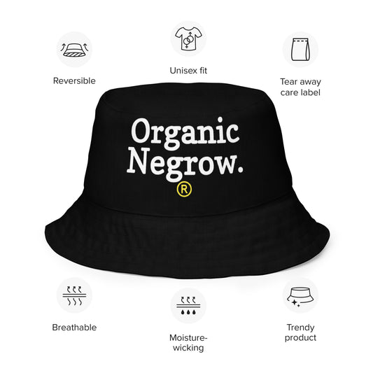 Organic Negrow Hat / Kyrie Irving Hat / Organic Negrow Bucket Hat