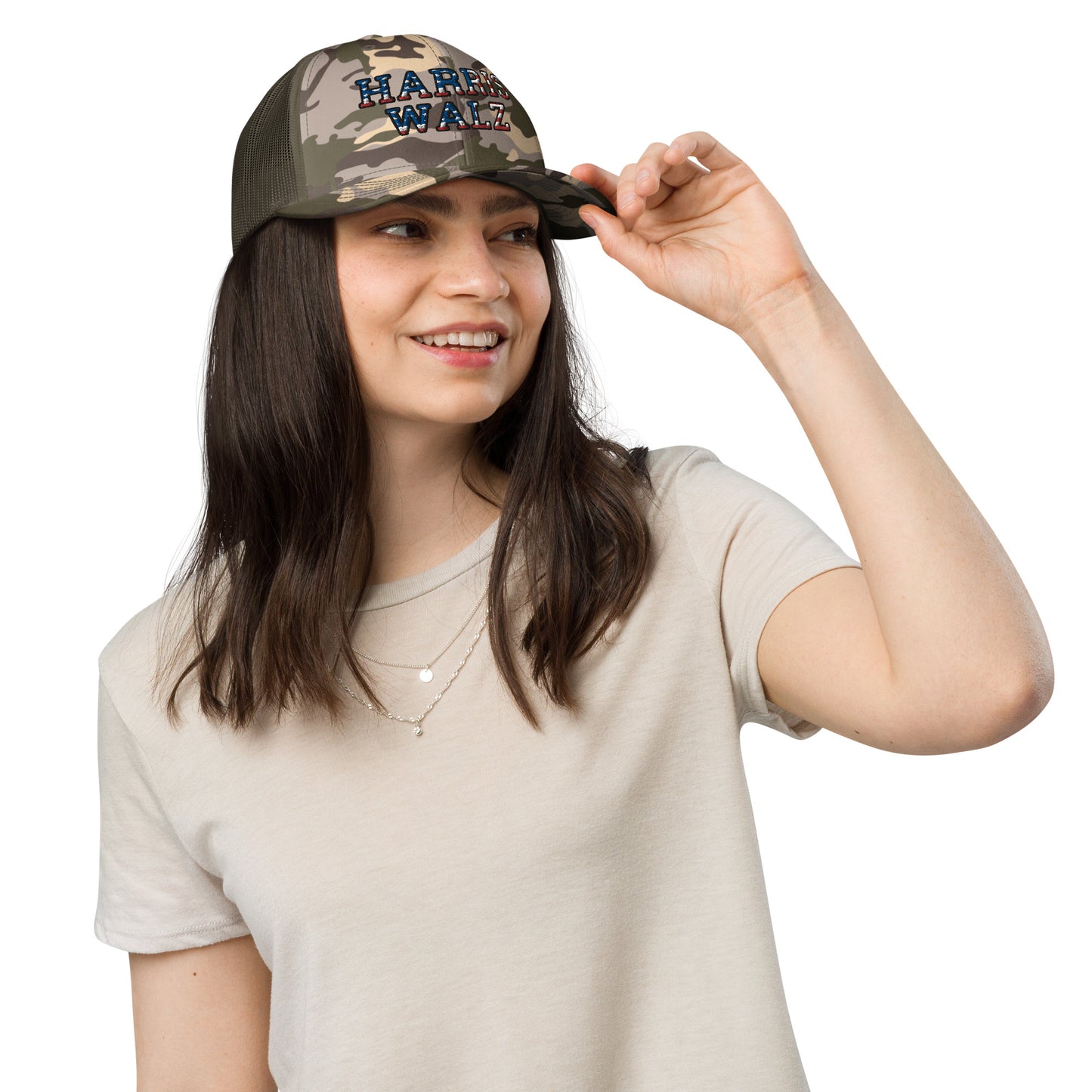 Kamala Walz Hat / Kamala Walz 2024 Camouflage trucker hat