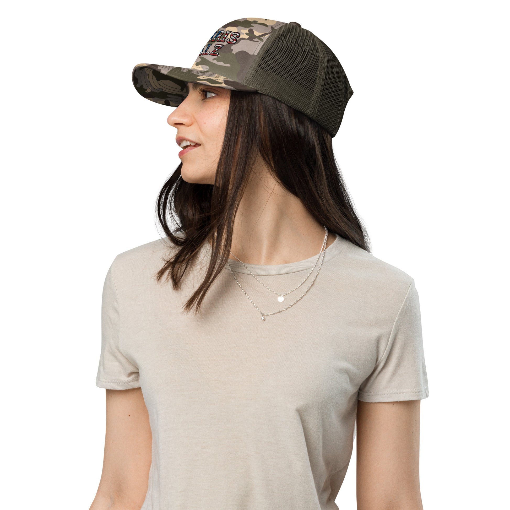 Kamala Walz Hat / Kamala Walz 2024 Camouflage trucker hat