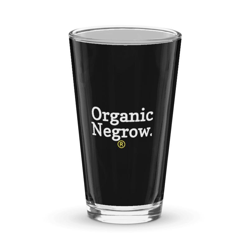 Organic Negrow Shaker pint glass / Kyrie Irving / Shaker pint glass