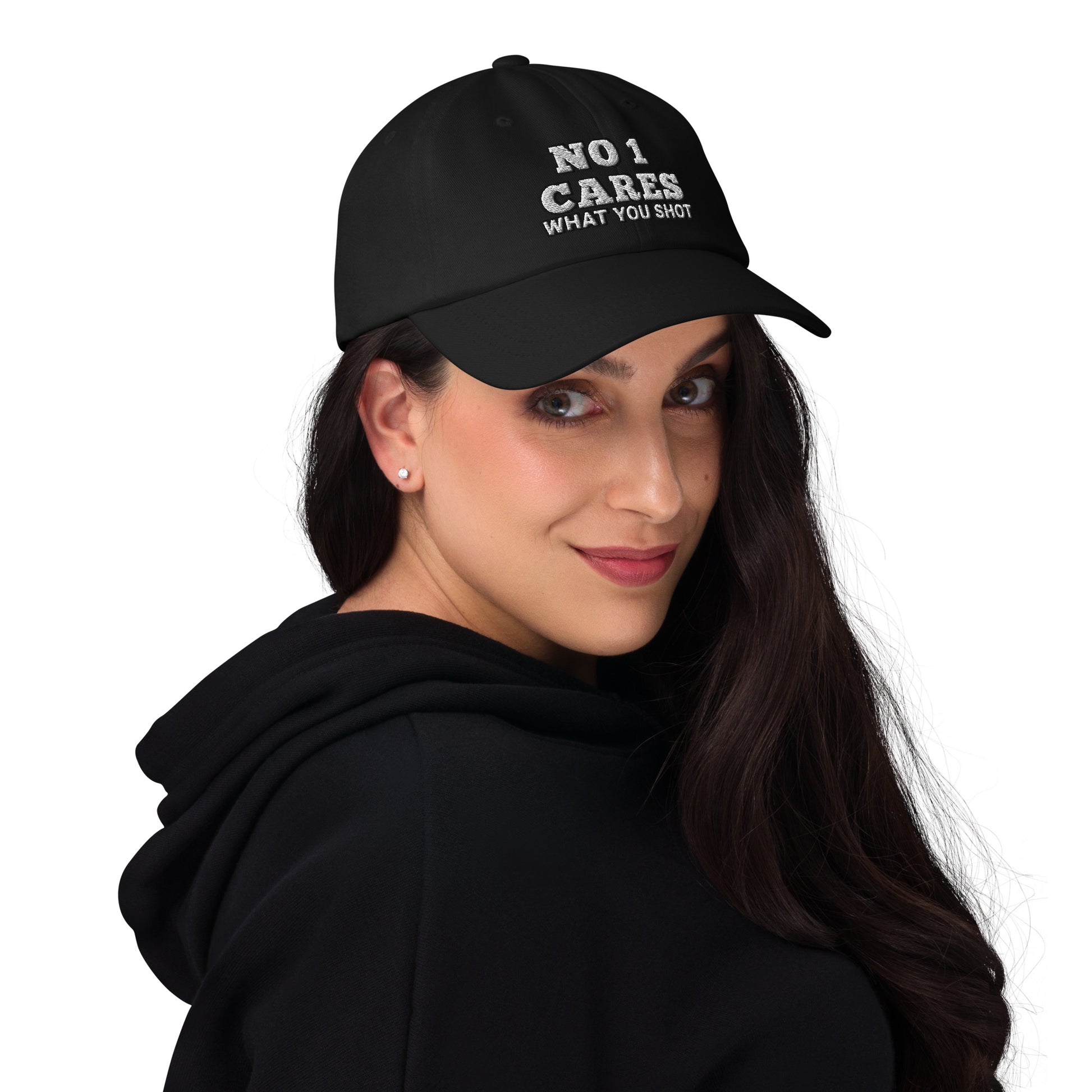 NO 1 Cares What You Shot Hat / One More Shot Dad Hat