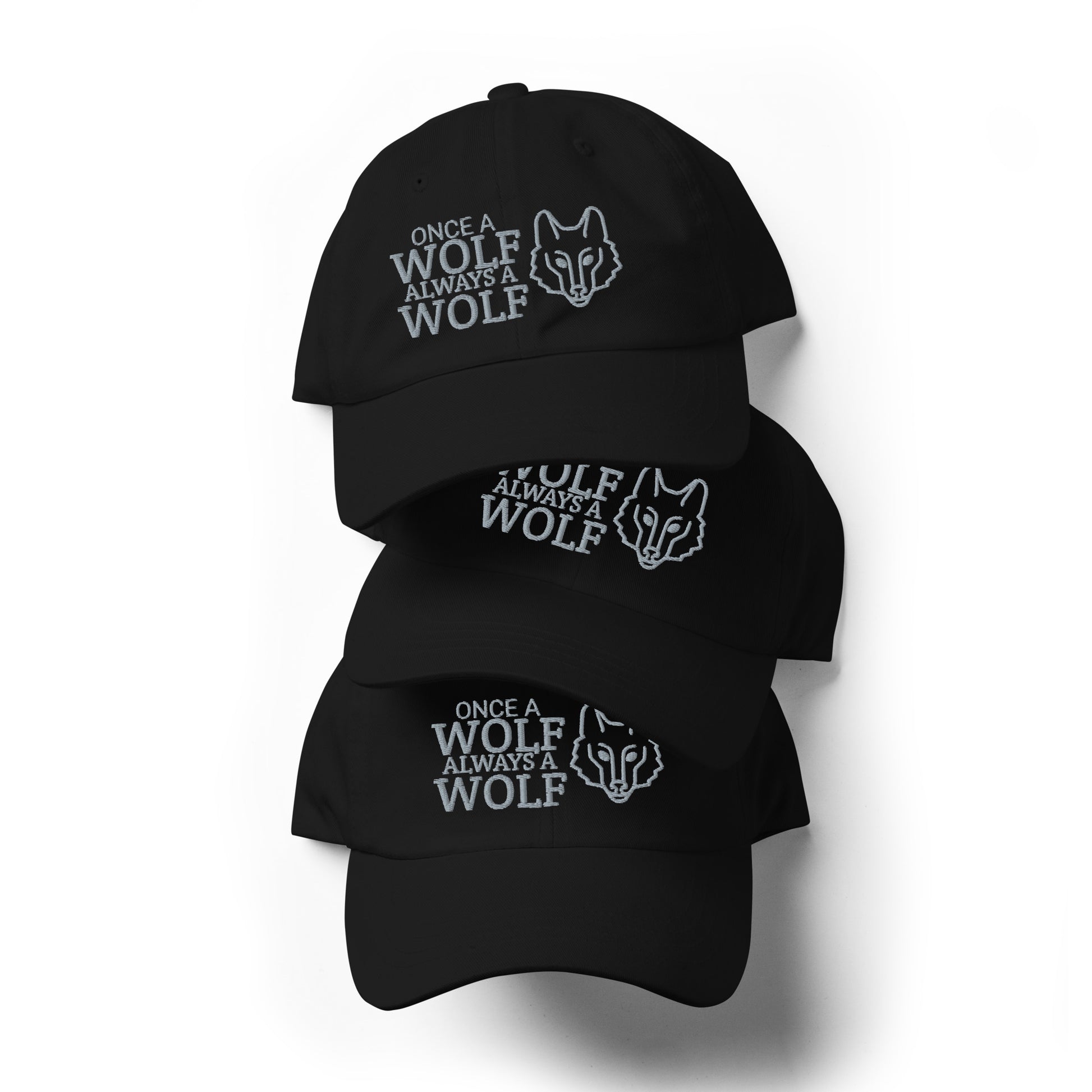 Once A Wolf Always A Wolf Hat / Wolf Dad Hat