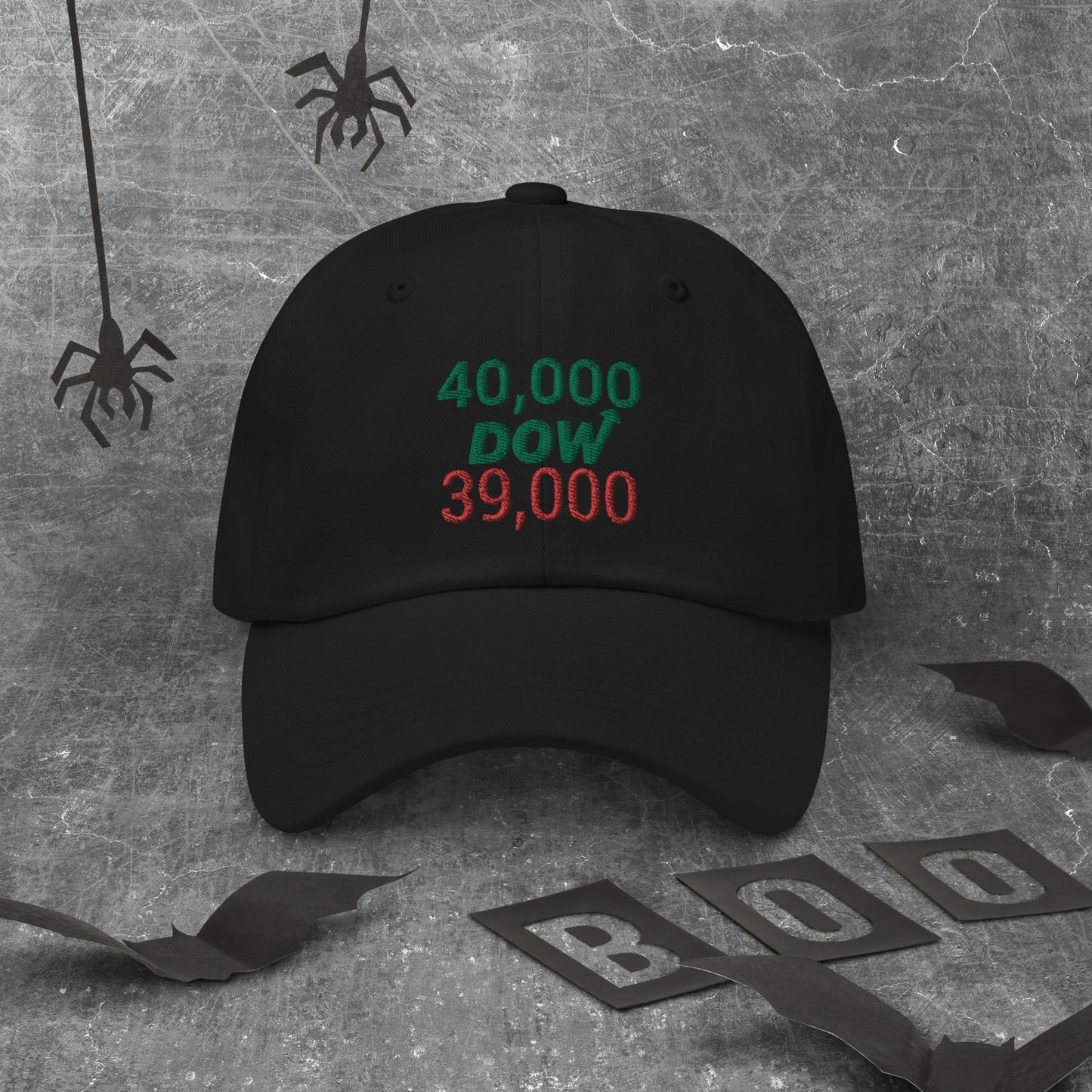 Dow 39.000 & 40.000 Hat / Dow 40k Hat / Dow 40000 Dad Hat