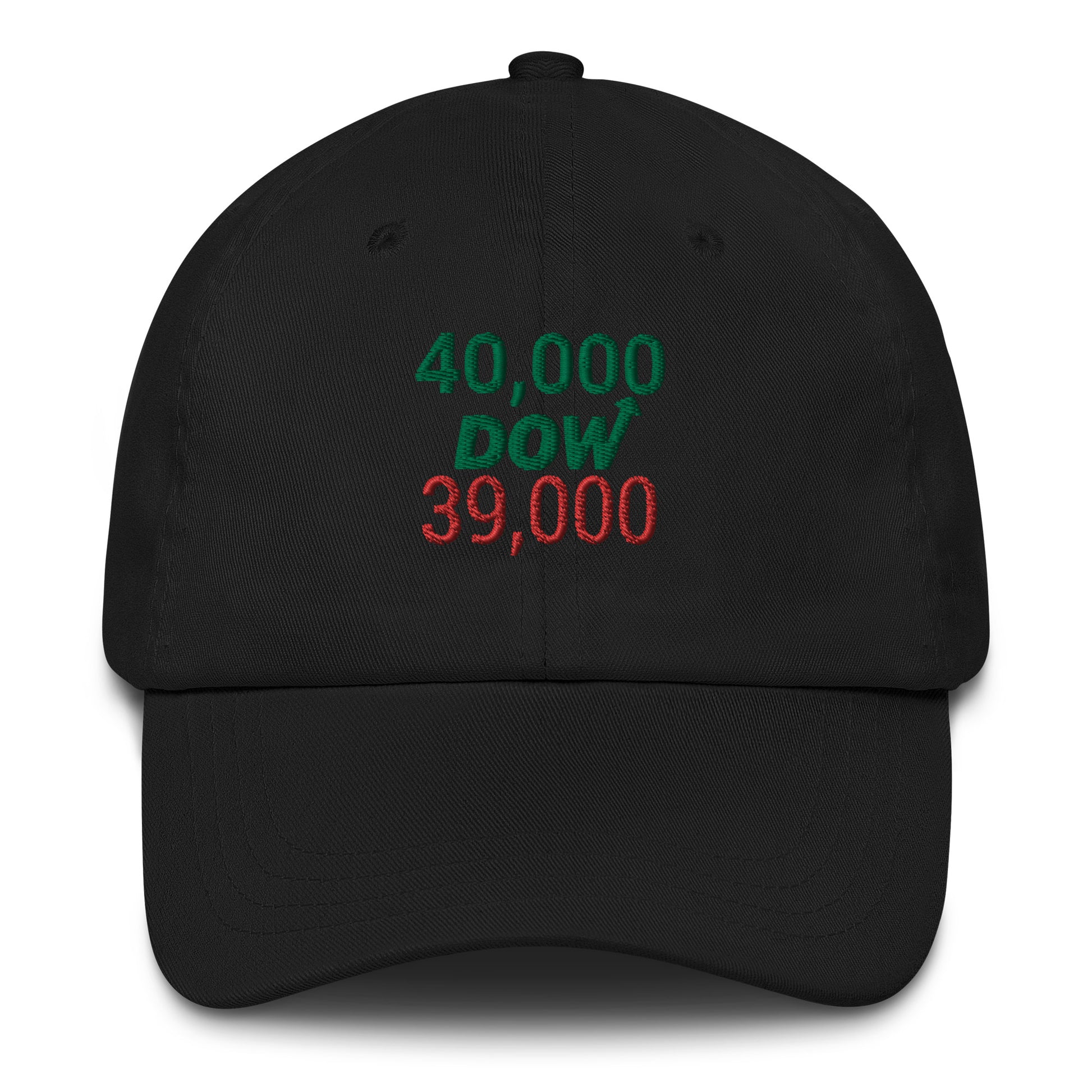 Dow 39.000 & 40.000 Hat / Dow 40k Hat / Dow 40000 Dad Hat