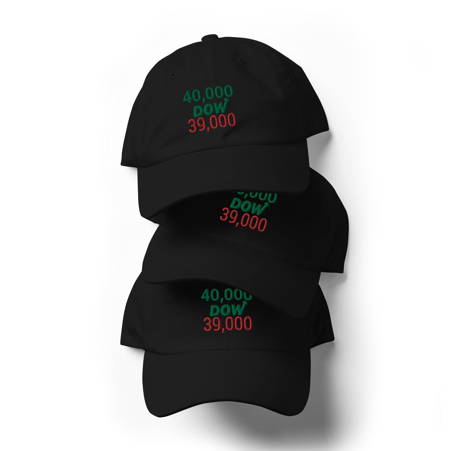 Dow 39.000 & 40.000 Hat / Dow 40k Hat / Dow 40000 Dad Hat