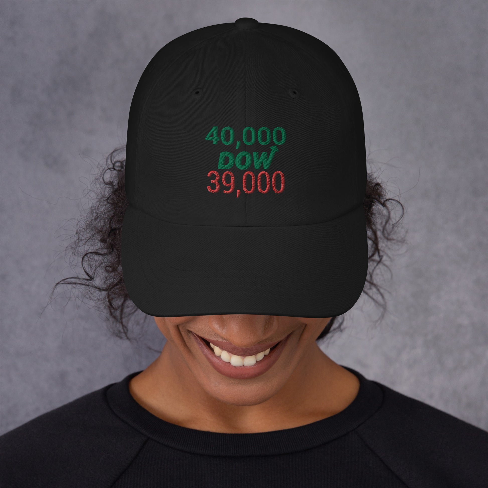 Dow 39.000 & 40.000 Hat / Dow 40k Hat / Dow 40000 Dad Hat