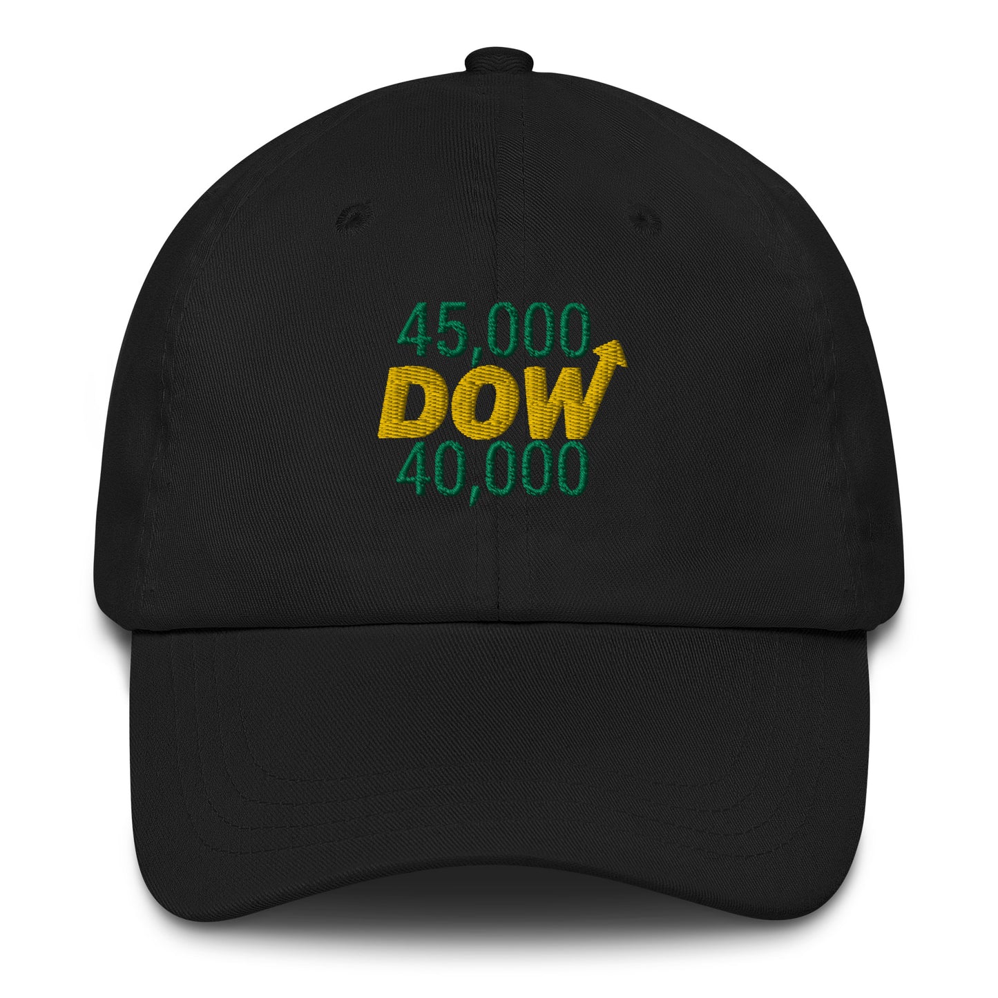 Dow 40.000 Rise To Dow 45.0000 Hat / Dow 40k Hat / Dow 40000 Dad Hat