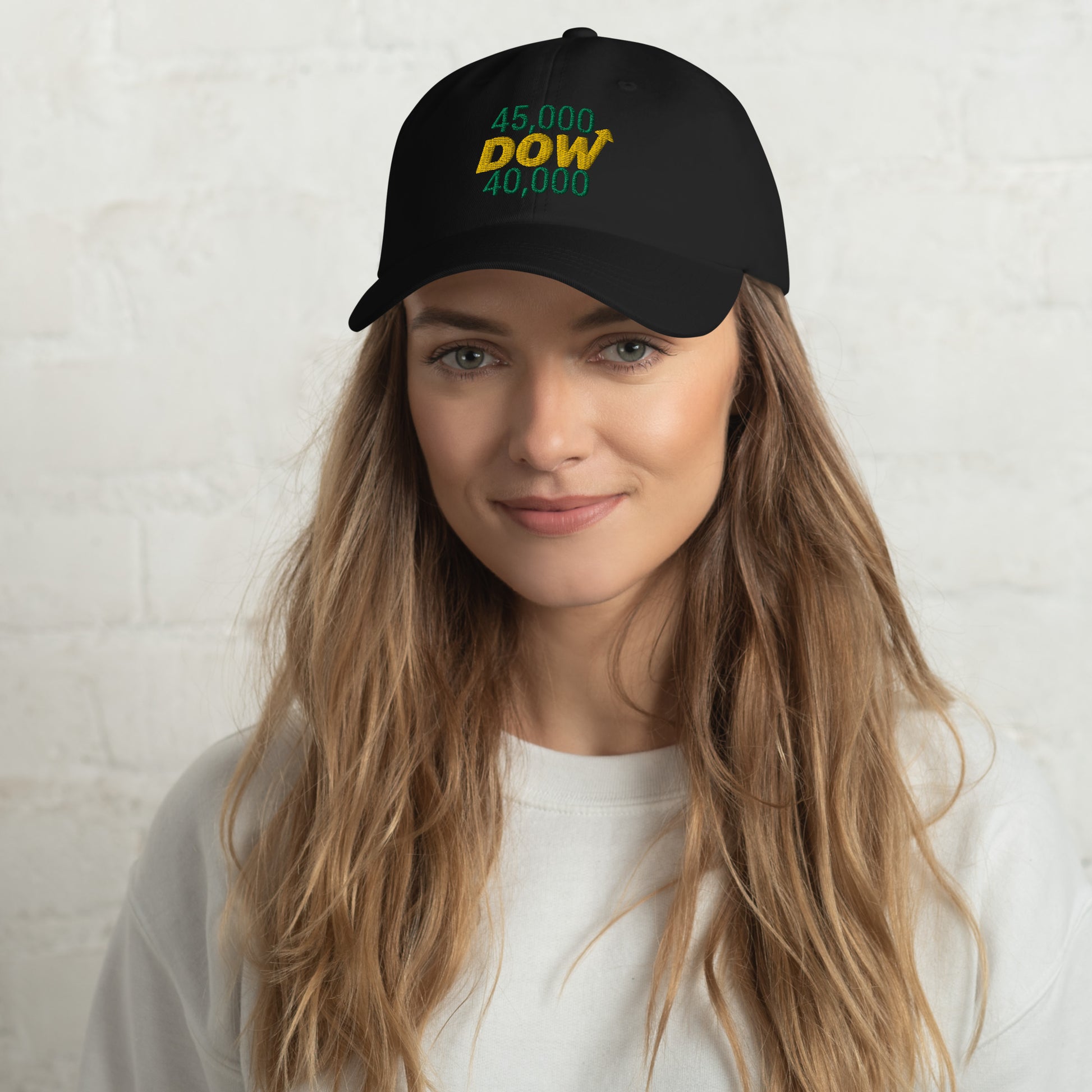 Dow 40.000 Rise To Dow 45.0000 Hat / Dow 40k Hat / Dow 40000 Dad Hat