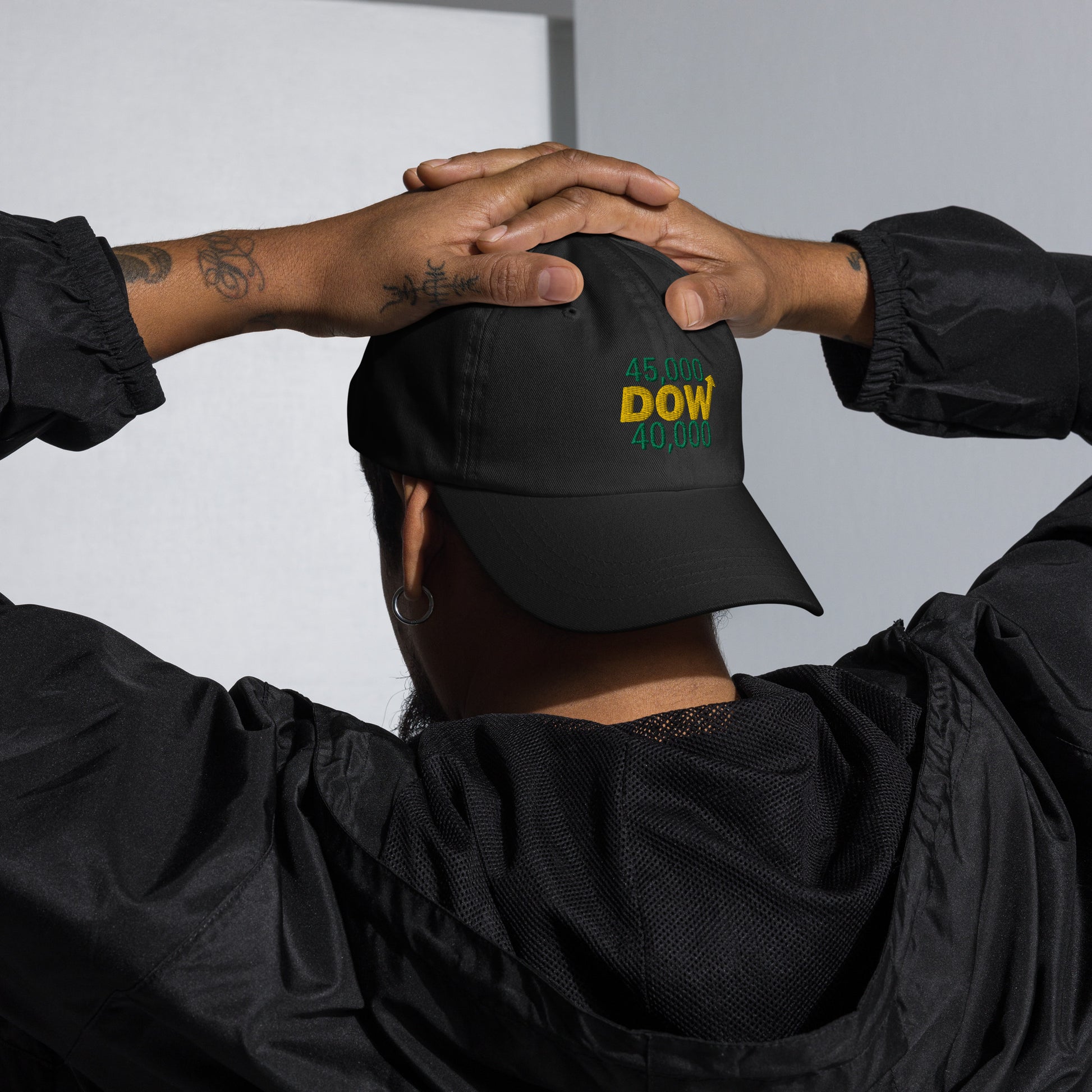 Dow 40.000 Rise To Dow 45.0000 Hat / Dow 40k Hat / Dow 40000 Dad Hat