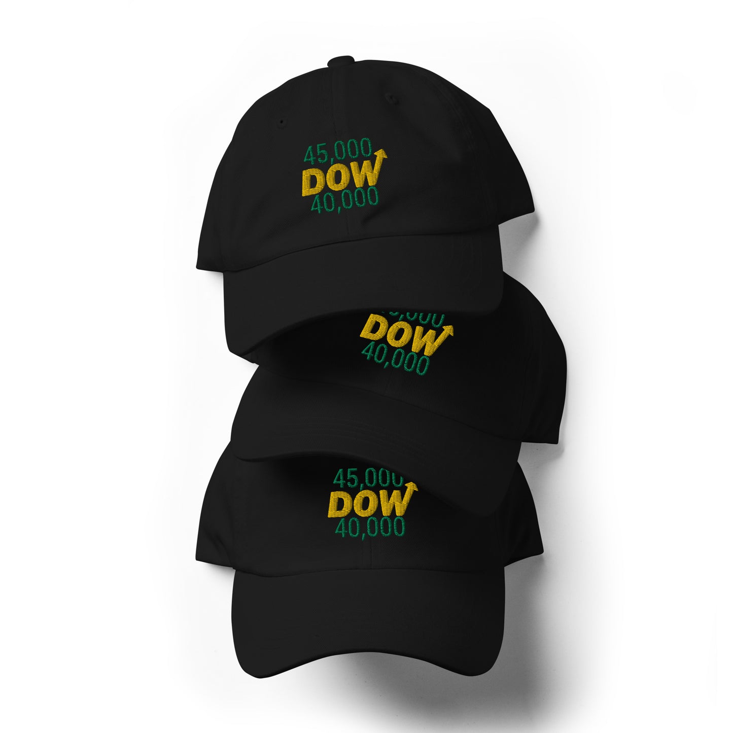 Dow 40.000 Rise To Dow 45.0000 Hat / Dow 40k Hat / Dow 40000 Dad Hat