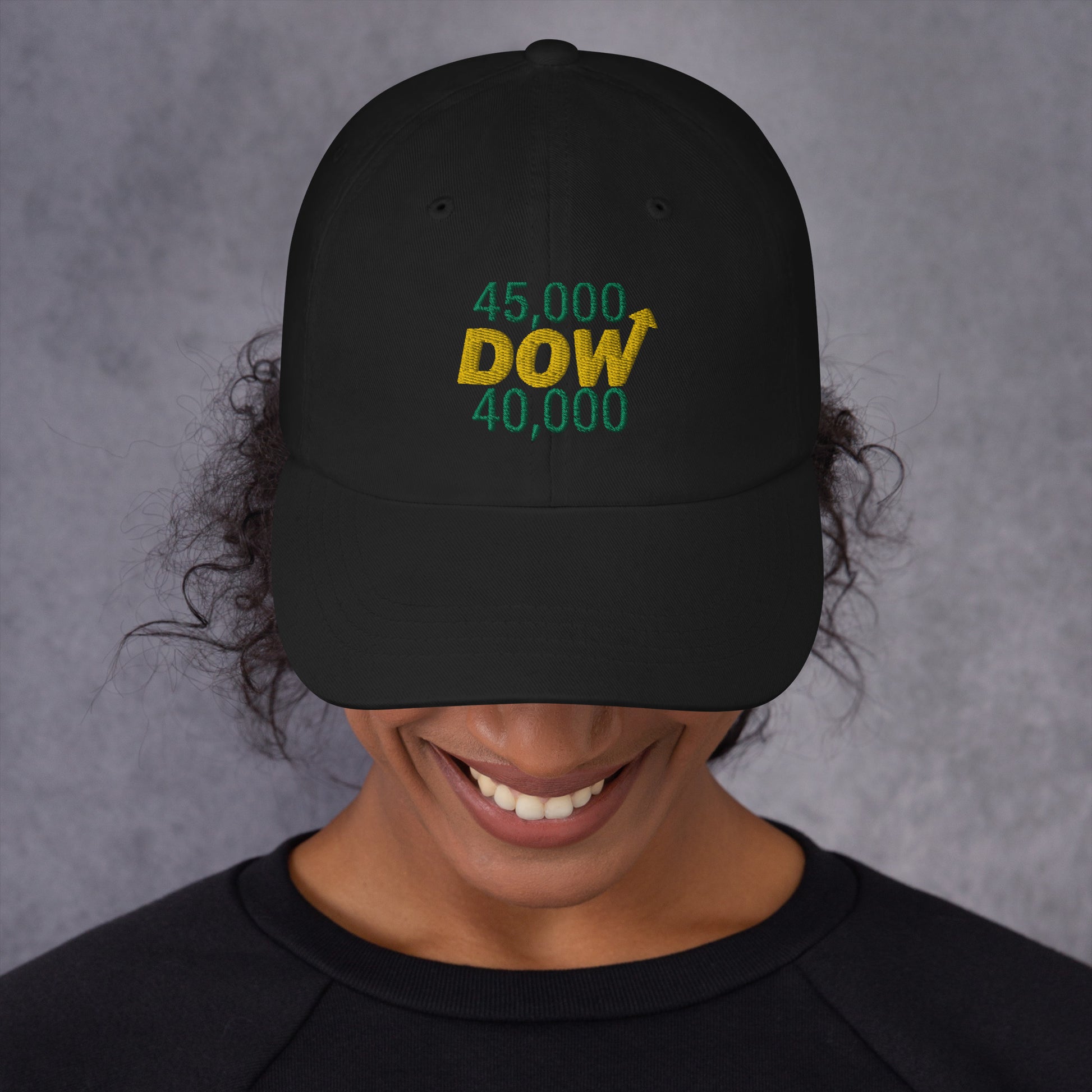 Dow 40.000 Rise To Dow 45.0000 Hat / Dow 40k Hat / Dow 40000 Dad Hat