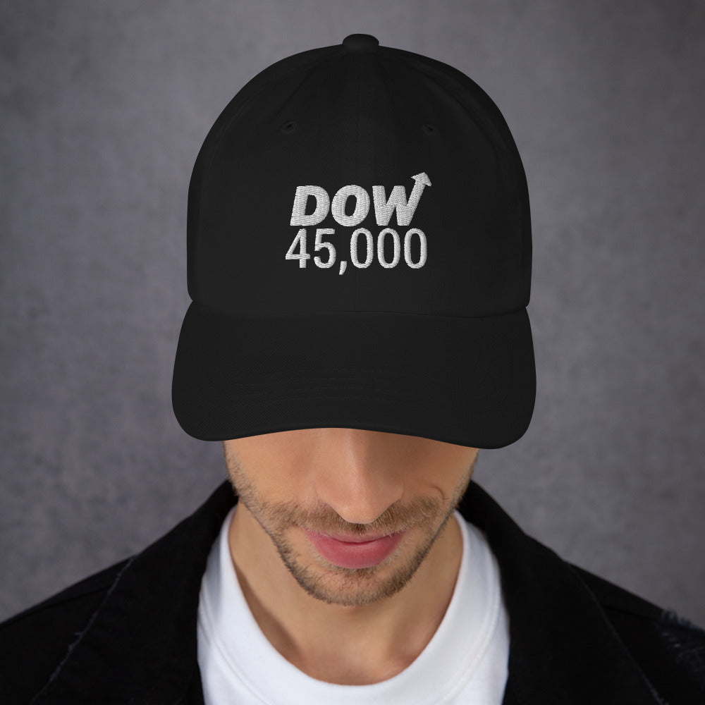 Dow 45.0000 Hat / Dow 45k Hat / Dow 45000 Dad Hat