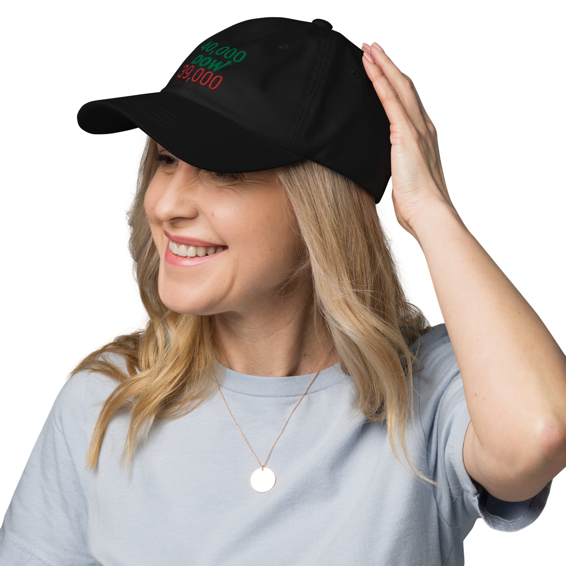 Dow 39.000 & 40.000 Hat / Dow 40k Hat / Dow 40000 Dad Hat