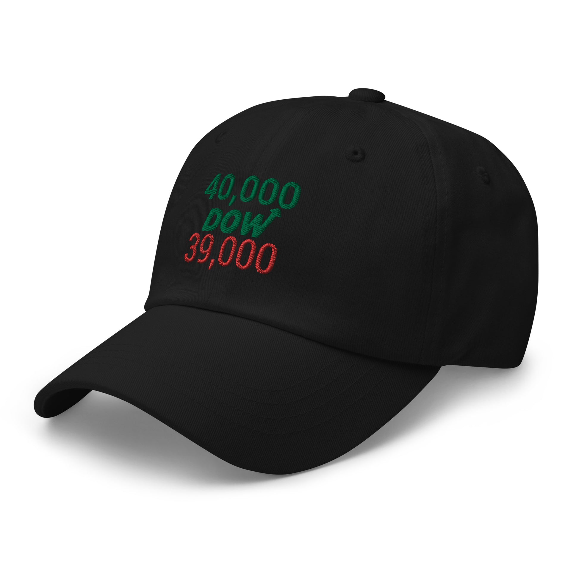 Dow 39.000 & 40.000 Hat / Dow 40k Hat / Dow 40000 Dad Hat