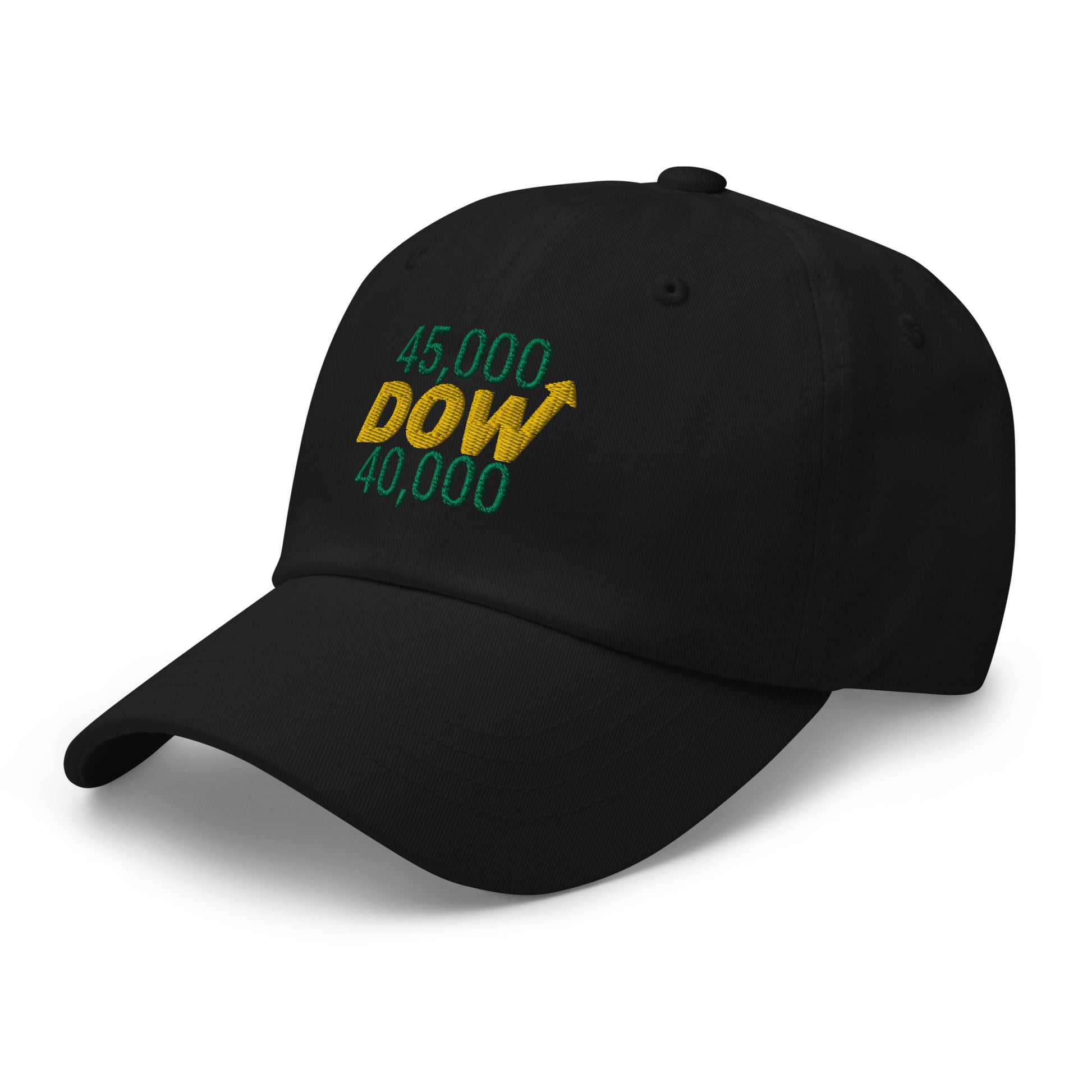 Dow 40.000 Rise To Dow 45.0000 Hat / Dow 40k Hat / Dow 40000 Dad Hat