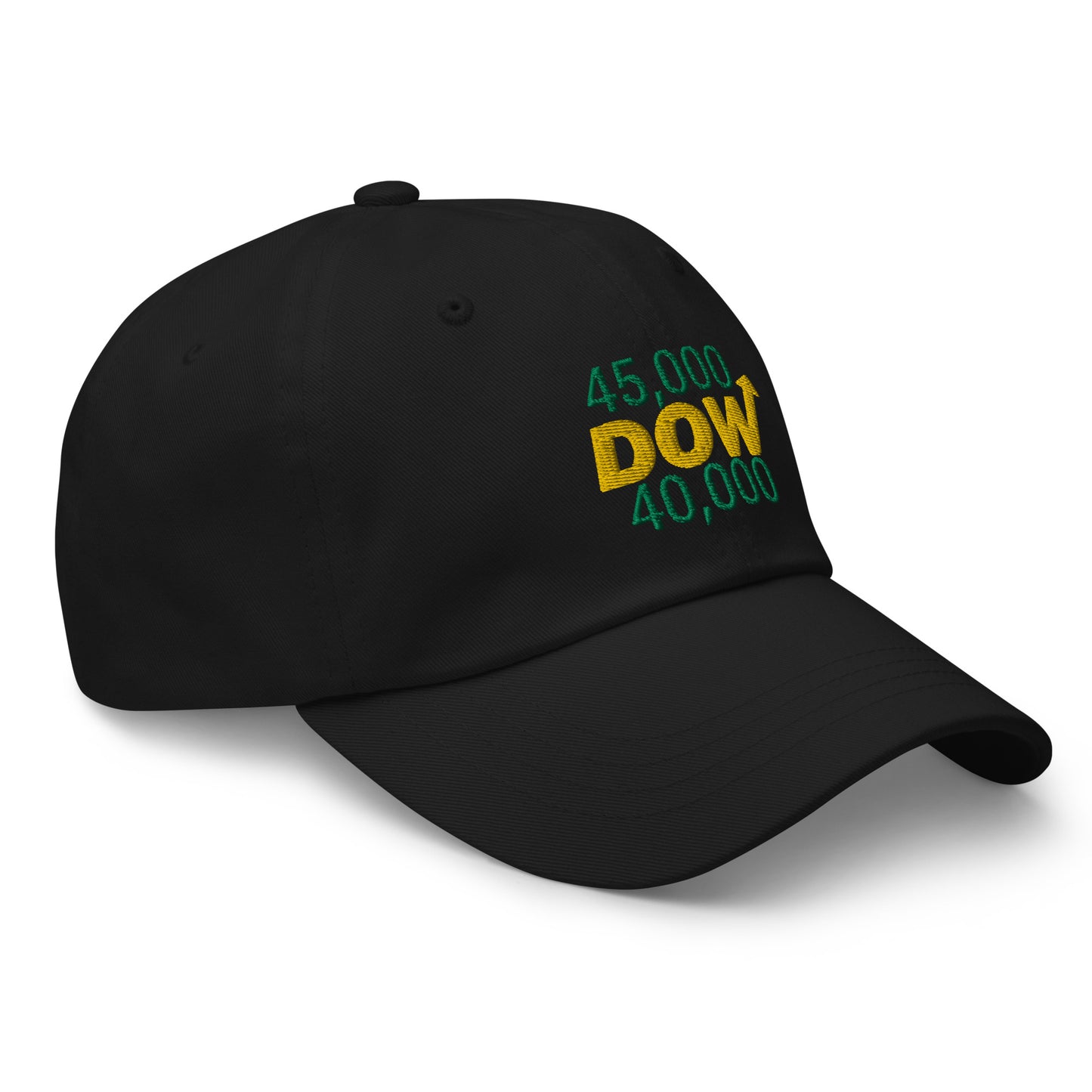 Dow 40.000 Rise To Dow 45.0000 Hat / Dow 40k Hat / Dow 40000 Dad Hat