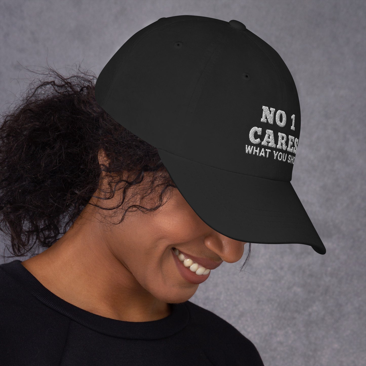 NO 1 Cares What You Shot Hat / One More Shot Dad Hat