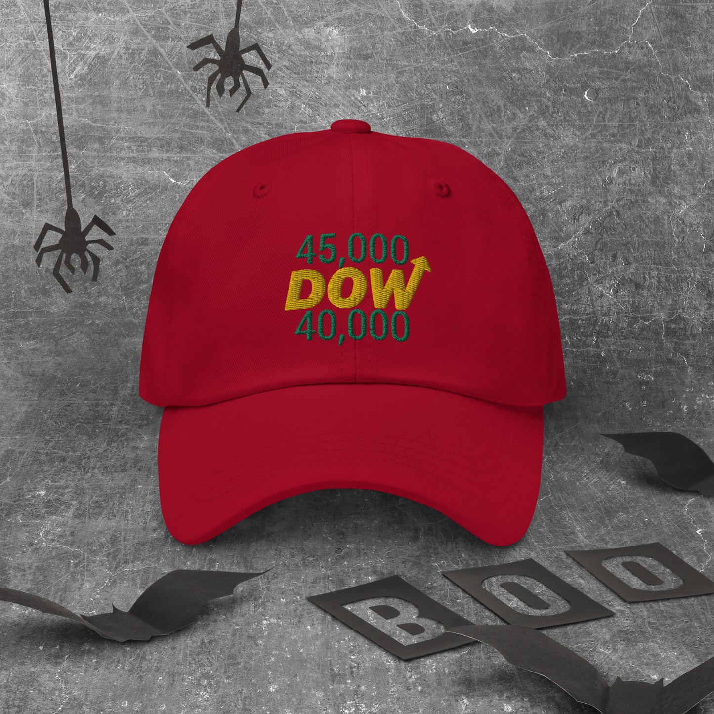 Dow 40.000 Rise To Dow 45.0000 Hat / Dow 40k Hat / Dow 40000 Dad Hat