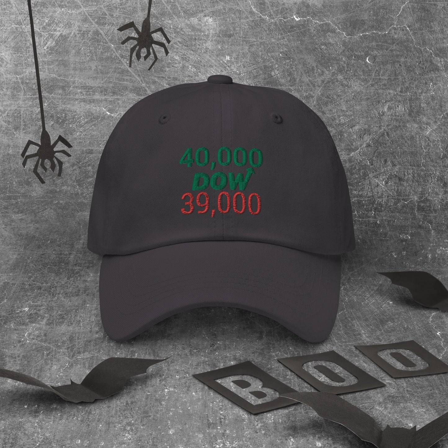 Dow 39.000 & 40.000 Hat / Dow 40k Hat / Dow 40000 Dad Hat