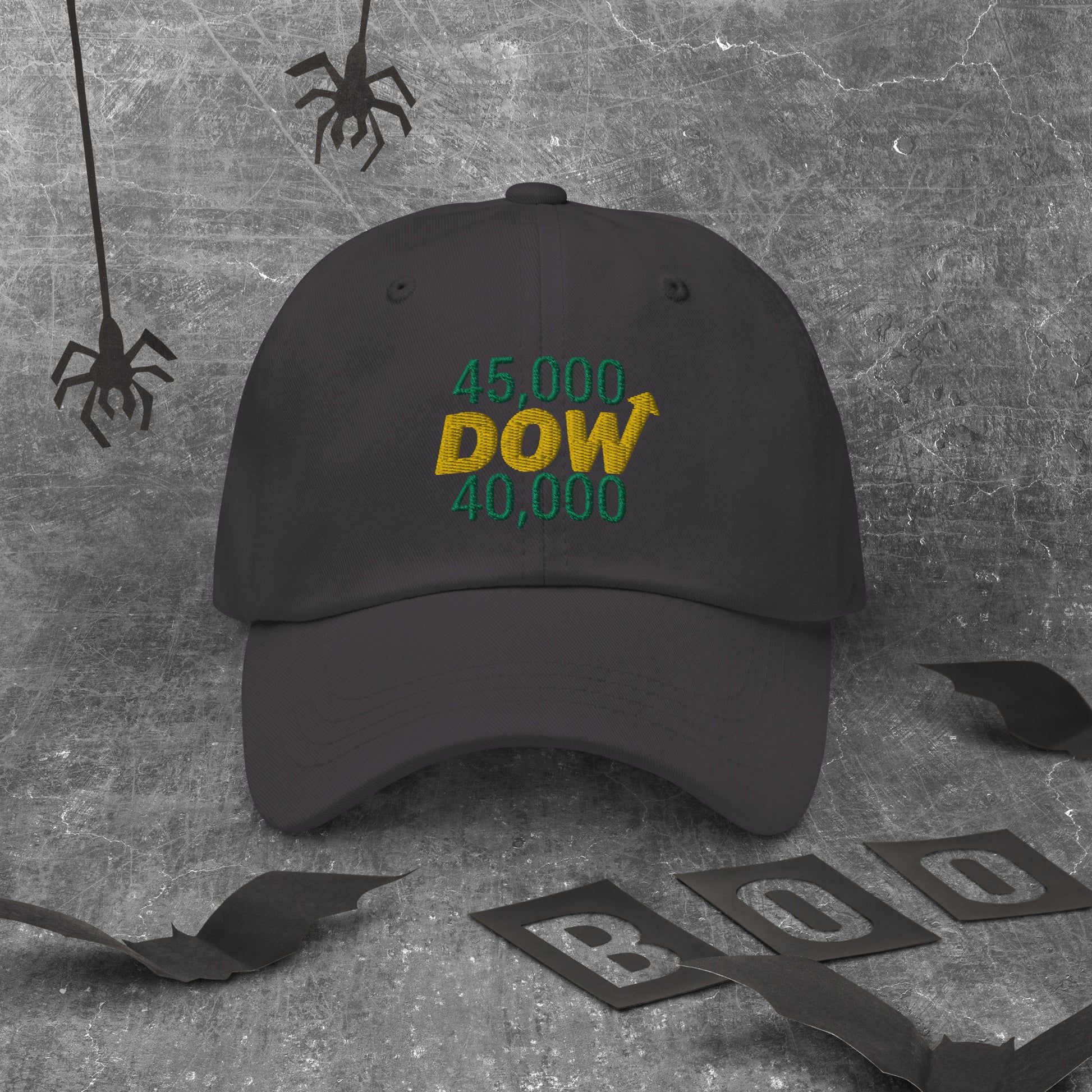 Dow 40.000 Rise To Dow 45.0000 Hat / Dow 40k Hat / Dow 40000 Dad Hat