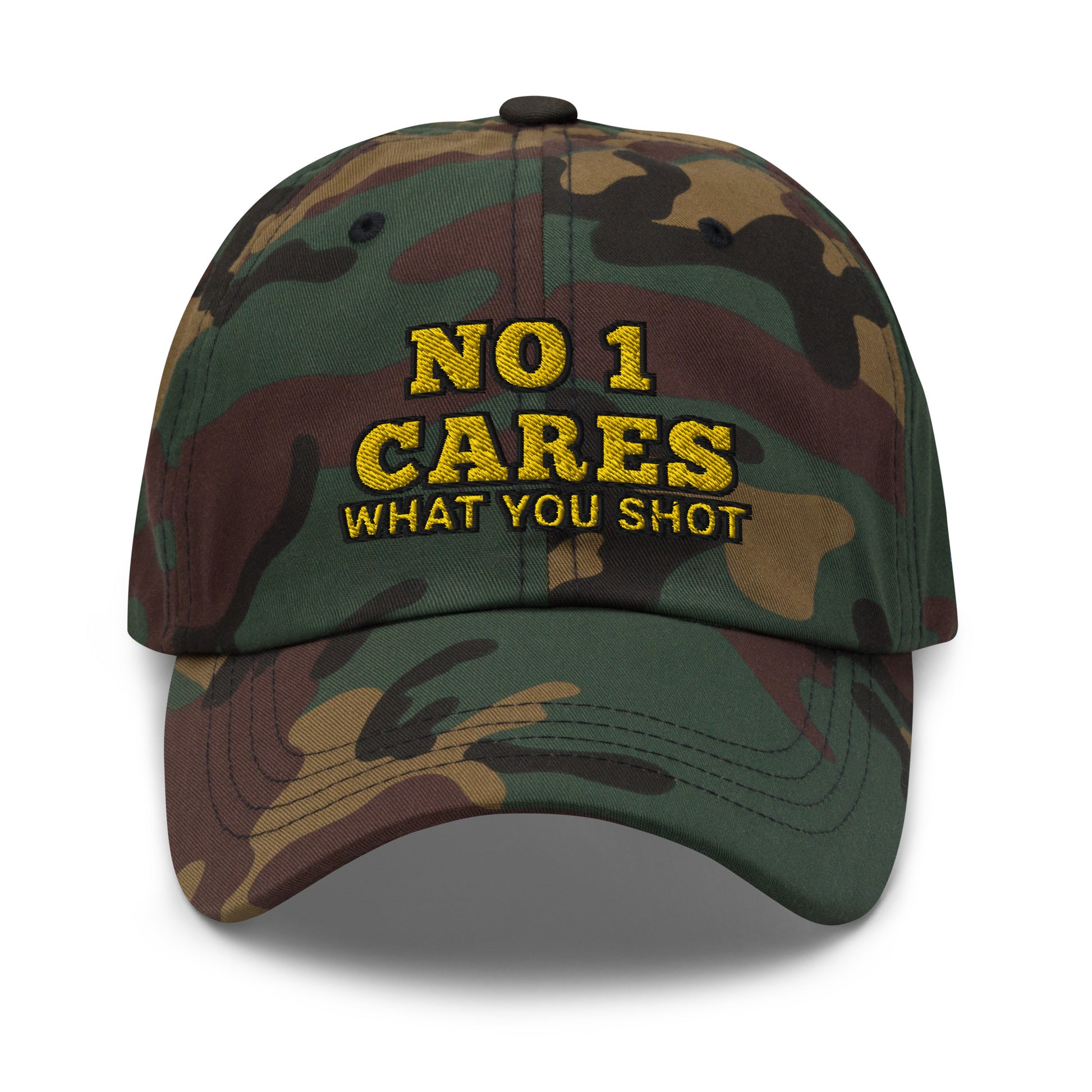 NO 1 Cares What You Shot Hat / One More Shot Dad Hat