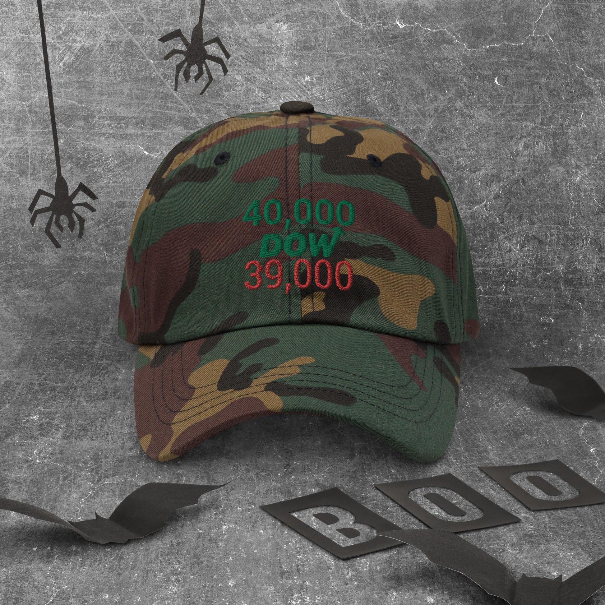 Dow 39.000 & 40.000 Hat / Dow 40k Hat / Dow 40000 Dad Hat