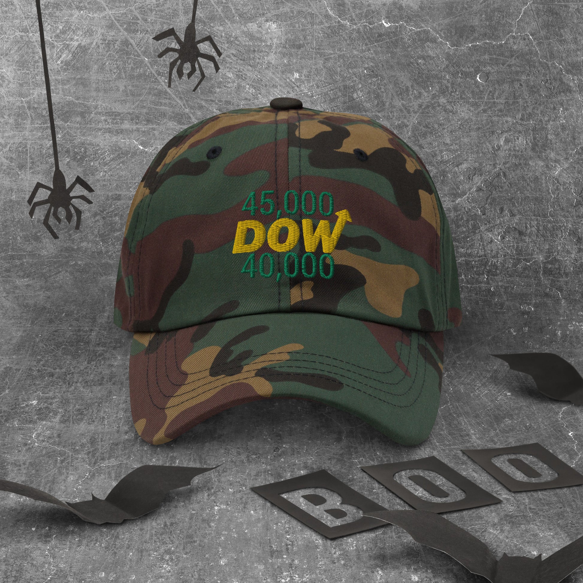 Dow 40.000 Rise To Dow 45.0000 Hat / Dow 40k Hat / Dow 40000 Dad Hat