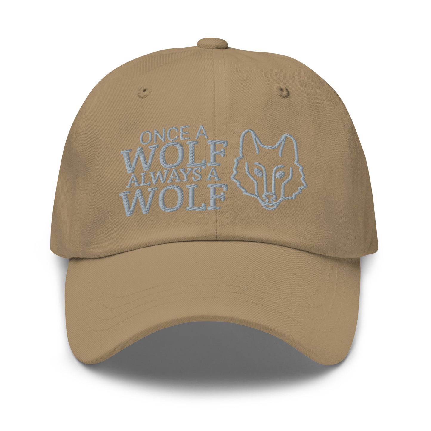 Once A Wolf Always A Wolf Hat / Wolf Dad Hat