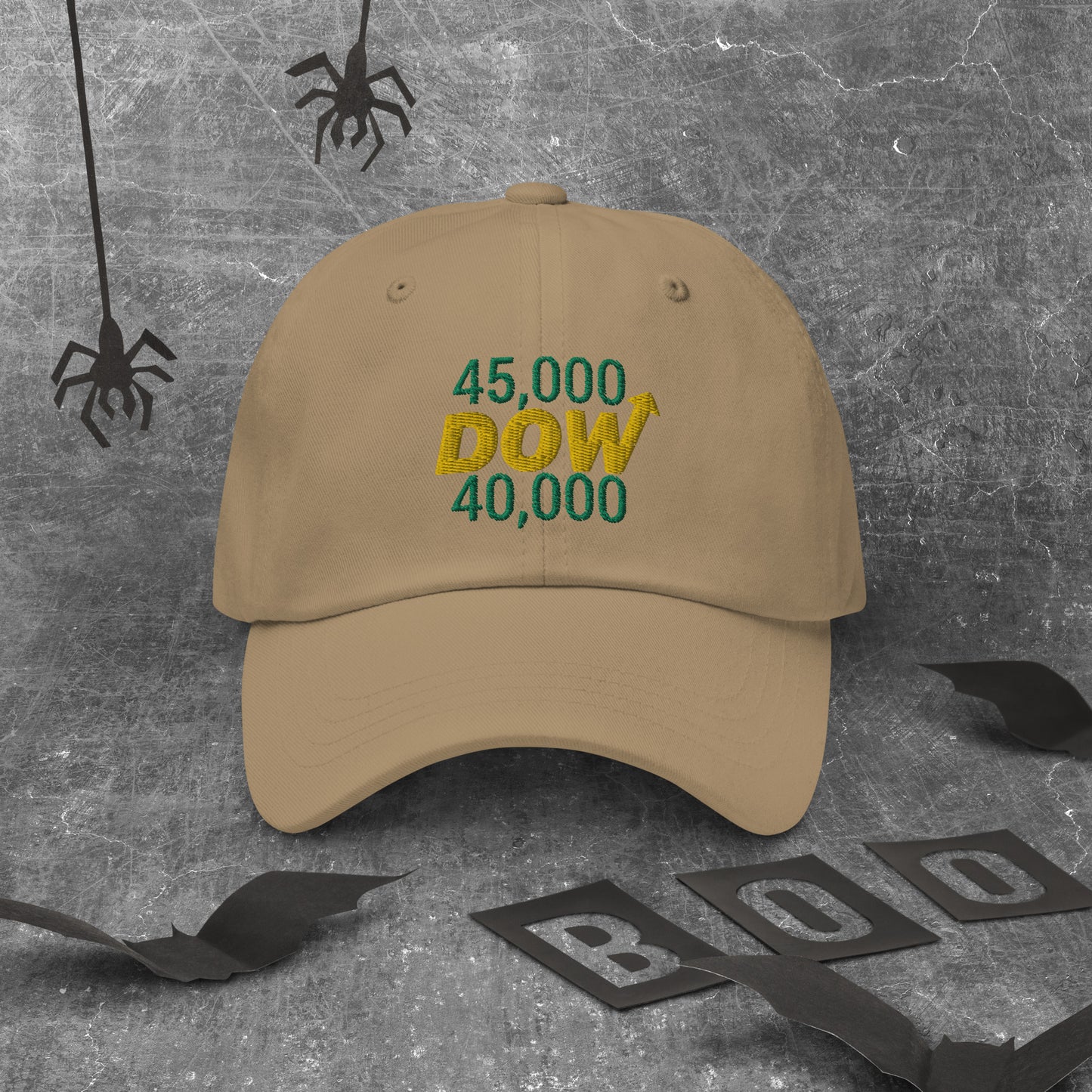 Dow 40.000 Rise To Dow 45.0000 Hat / Dow 40k Hat / Dow 40000 Dad Hat