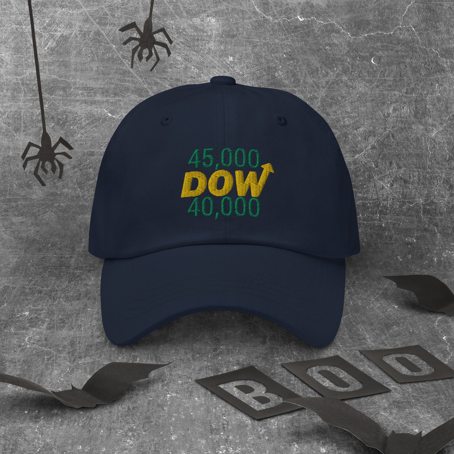 Dow 40.000 Rise To Dow 45.0000 Hat / Dow 40k Hat / Dow 40000 Dad Hat