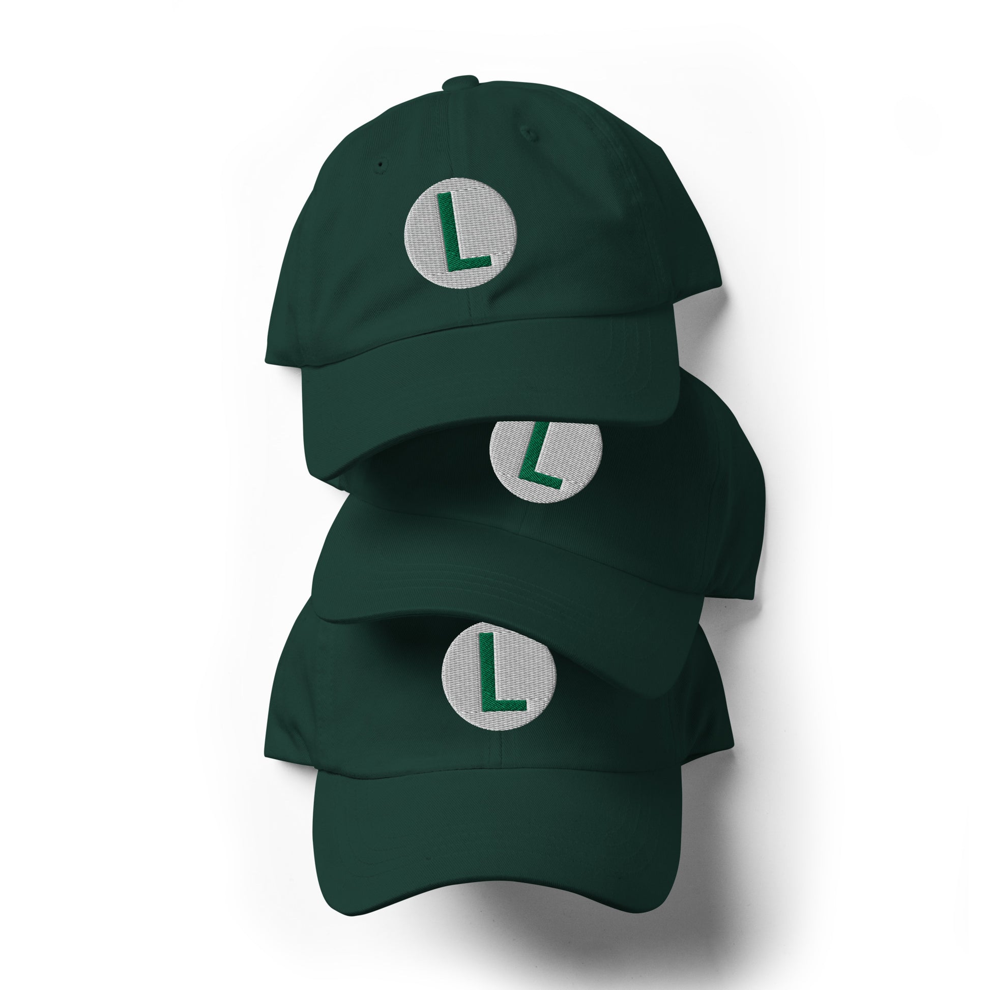 Video Character With L On Hat / Luigi Mario Hat / Luigi Mario Dad Hat