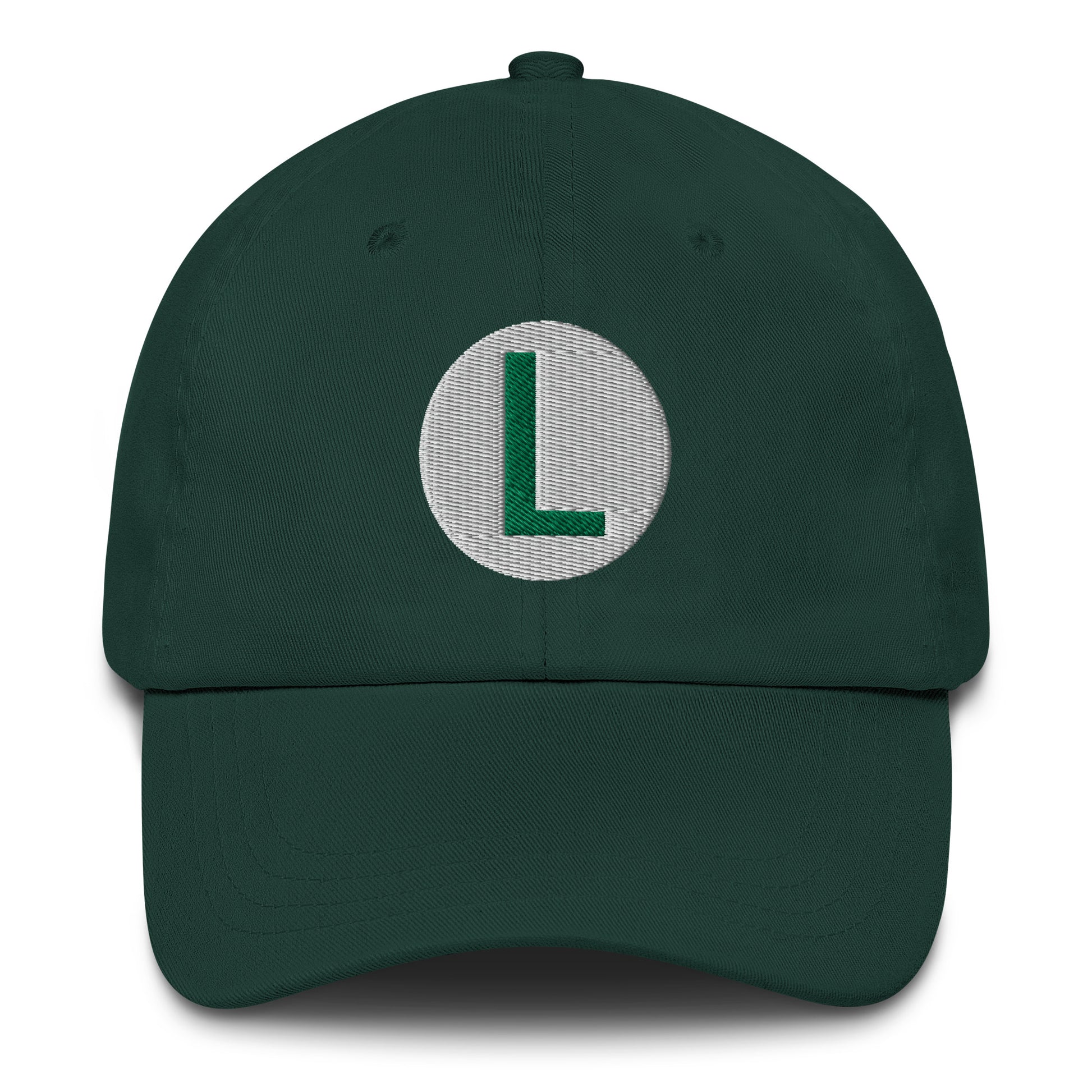 Video Character With L On Hat / Luigi Mario Hat / Luigi Mario Dad Hat