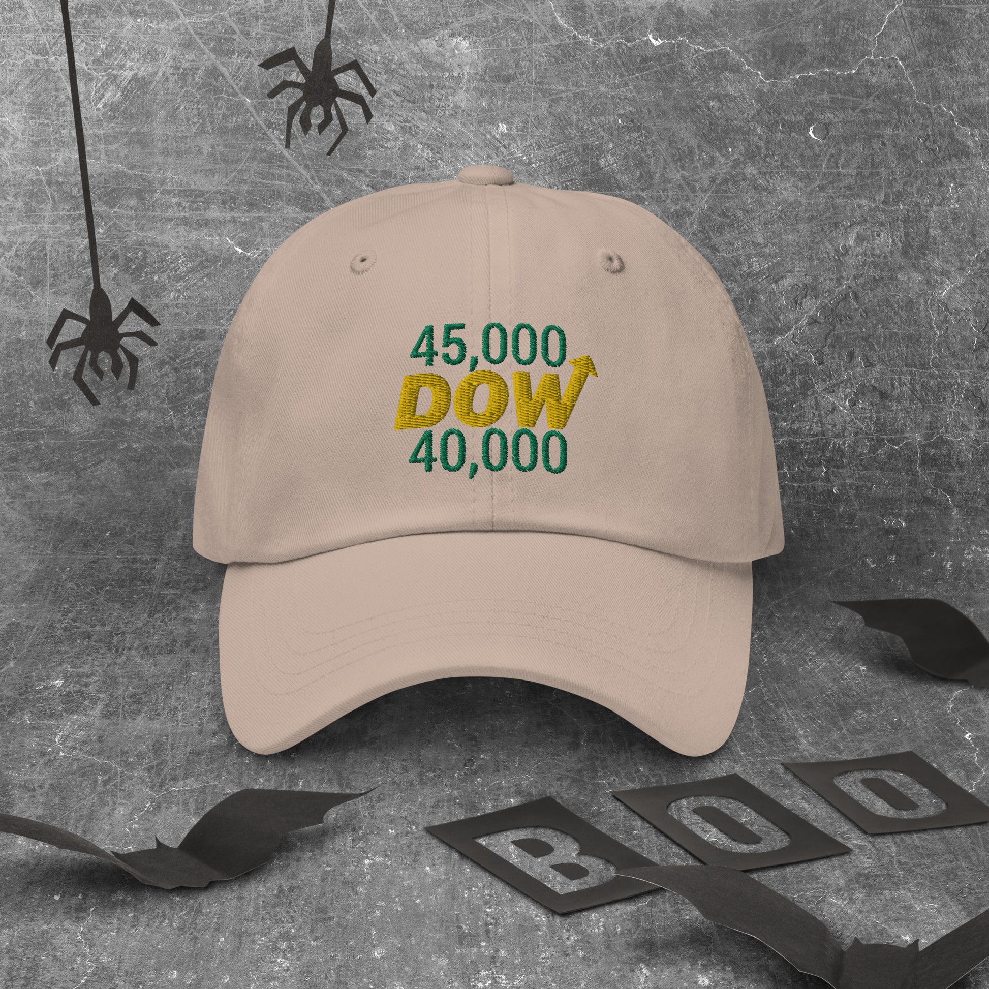 Dow 40.000 Rise To Dow 45.0000 Hat / Dow 40k Hat / Dow 40000 Dad Hat