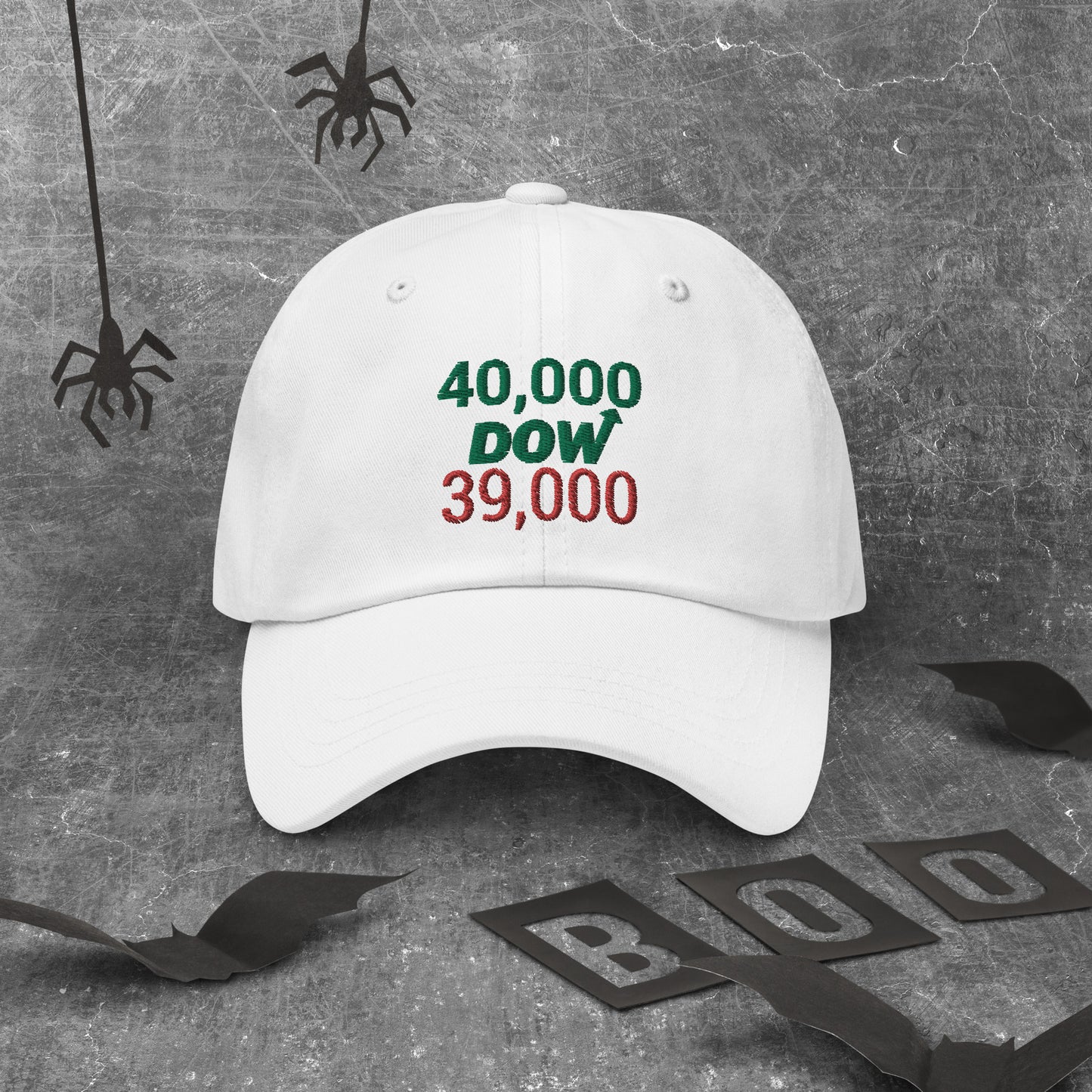 Dow 39.000 & 40.000 Hat / Dow 40k Hat / Dow 40000 Dad Hat