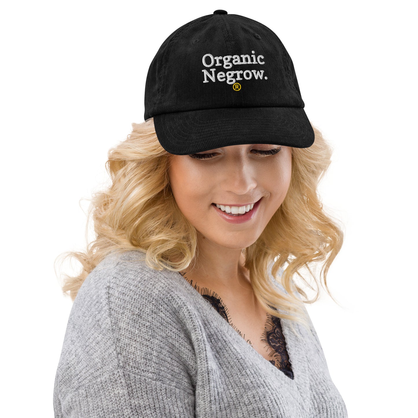 Organic Negrow Hat / Kyrie Irving Hat / Organic Negrow Corduroy Hat