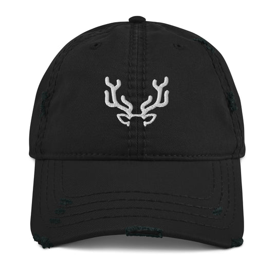 Longhorn Hat / Renee Zellweger Distressed Dad Hat