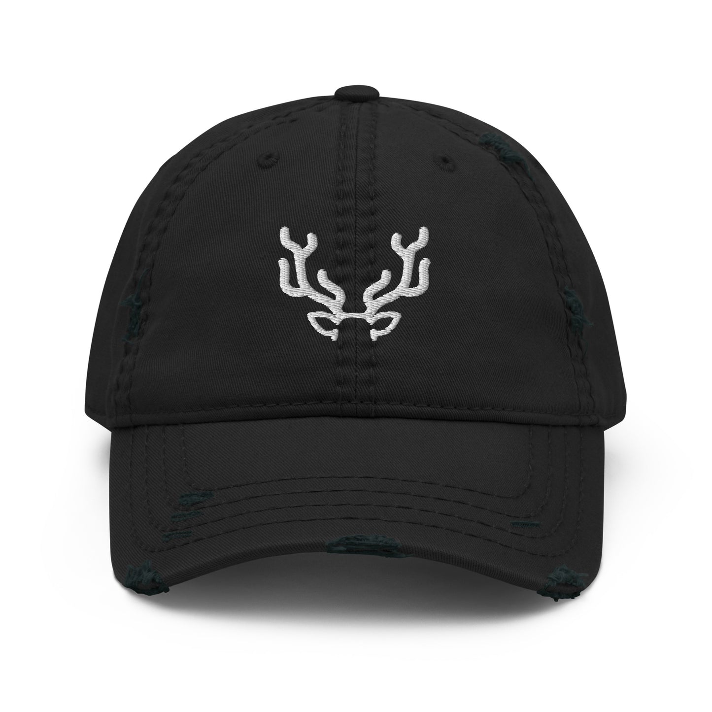 Longhorn Hat / Renee Zellweger Distressed Dad Hat