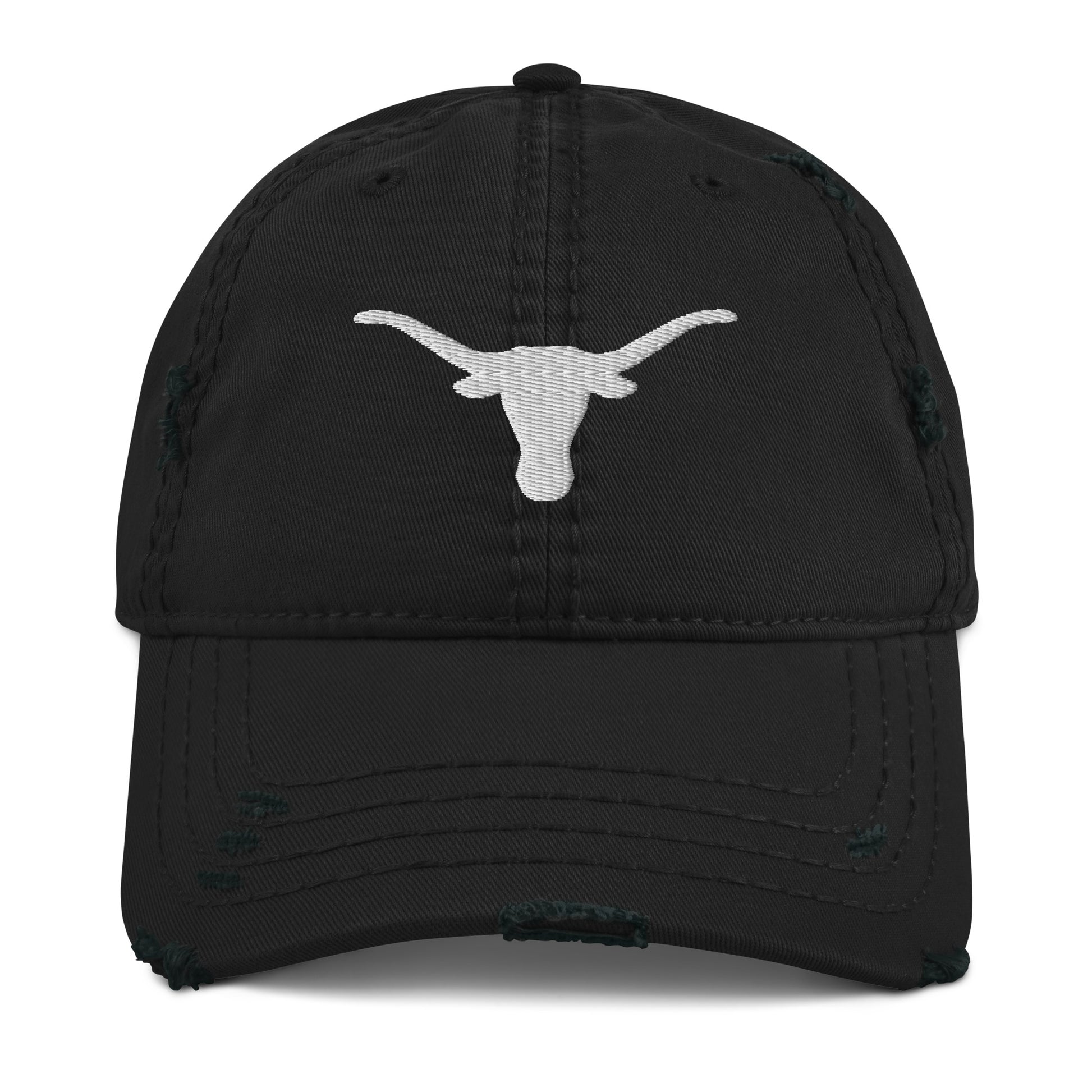 Renee Zellweger Hat / Longhorn Distressed Dad Hat