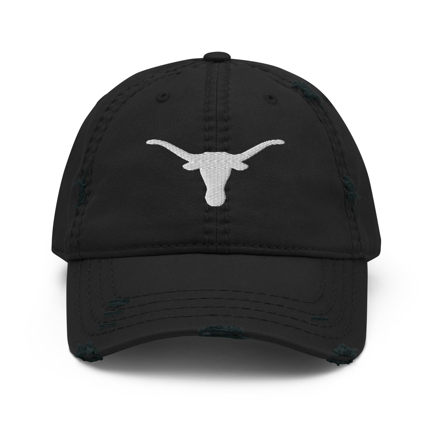 Renee Zellweger Hat / Longhorn Distressed Dad Hat