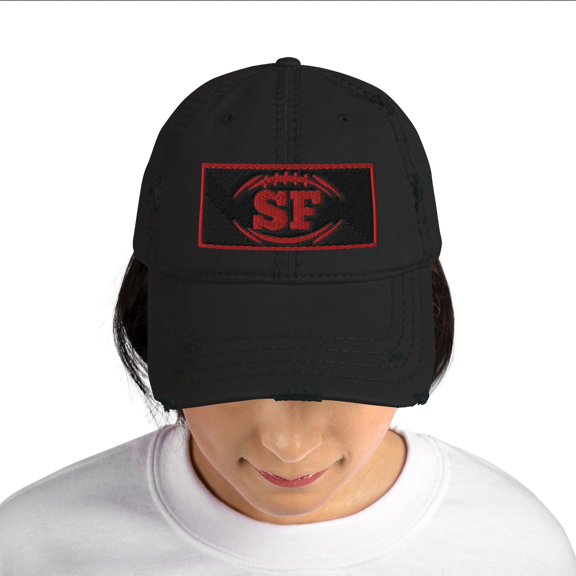 Kyle Shanahan Hat / 49ers Hat / San Francisco Hat / SF Distressed Hat