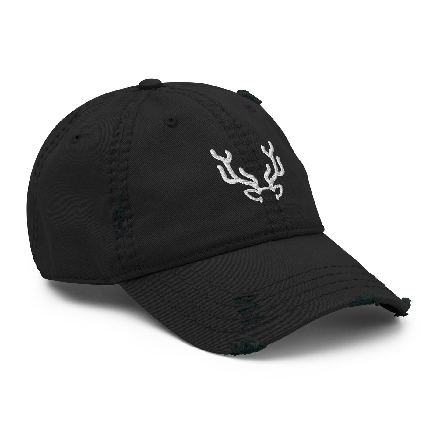 Longhorn Hat / Renee Zellweger Distressed Dad Hat