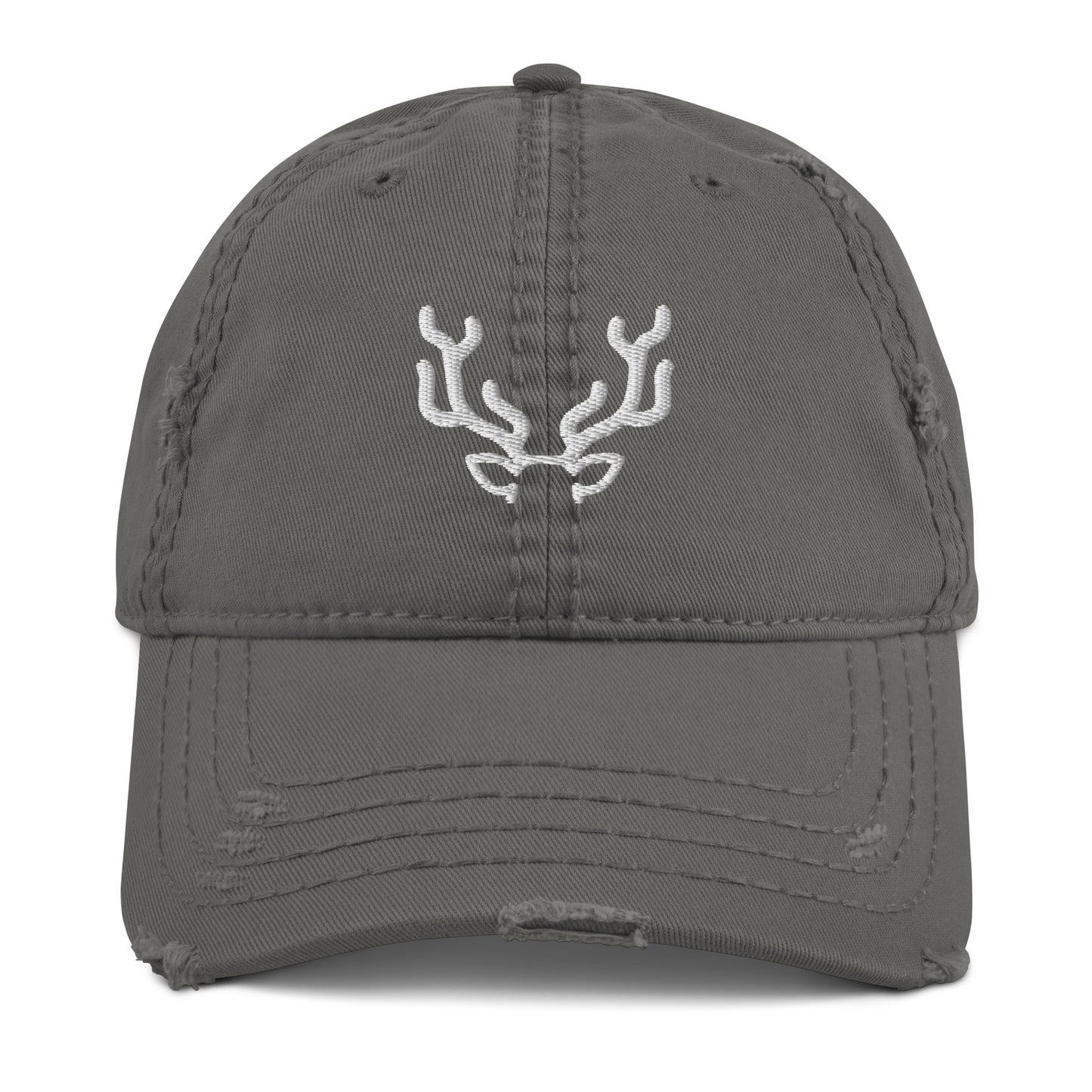 Longhorn Hat / Renee Zellweger Distressed Dad Hat