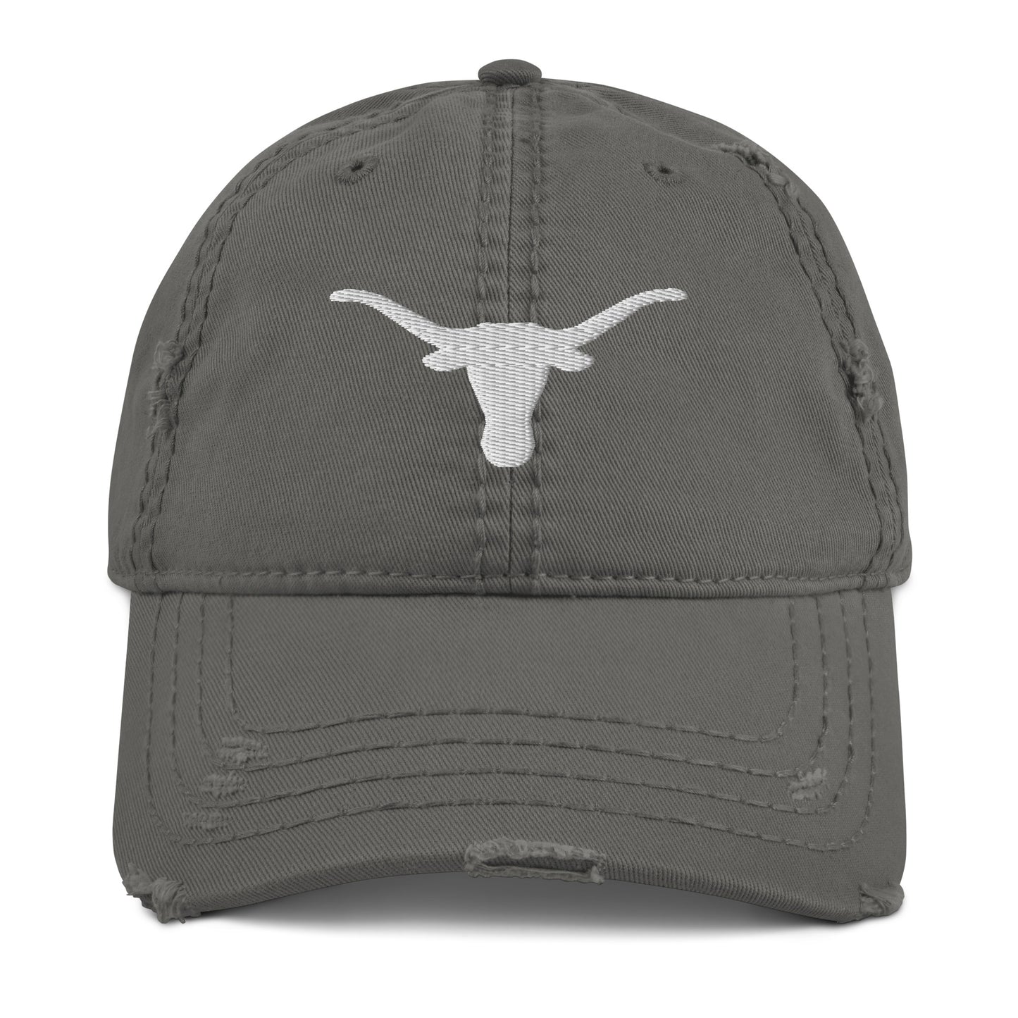 Renee Zellweger Hat / Longhorn Distressed Dad Hat