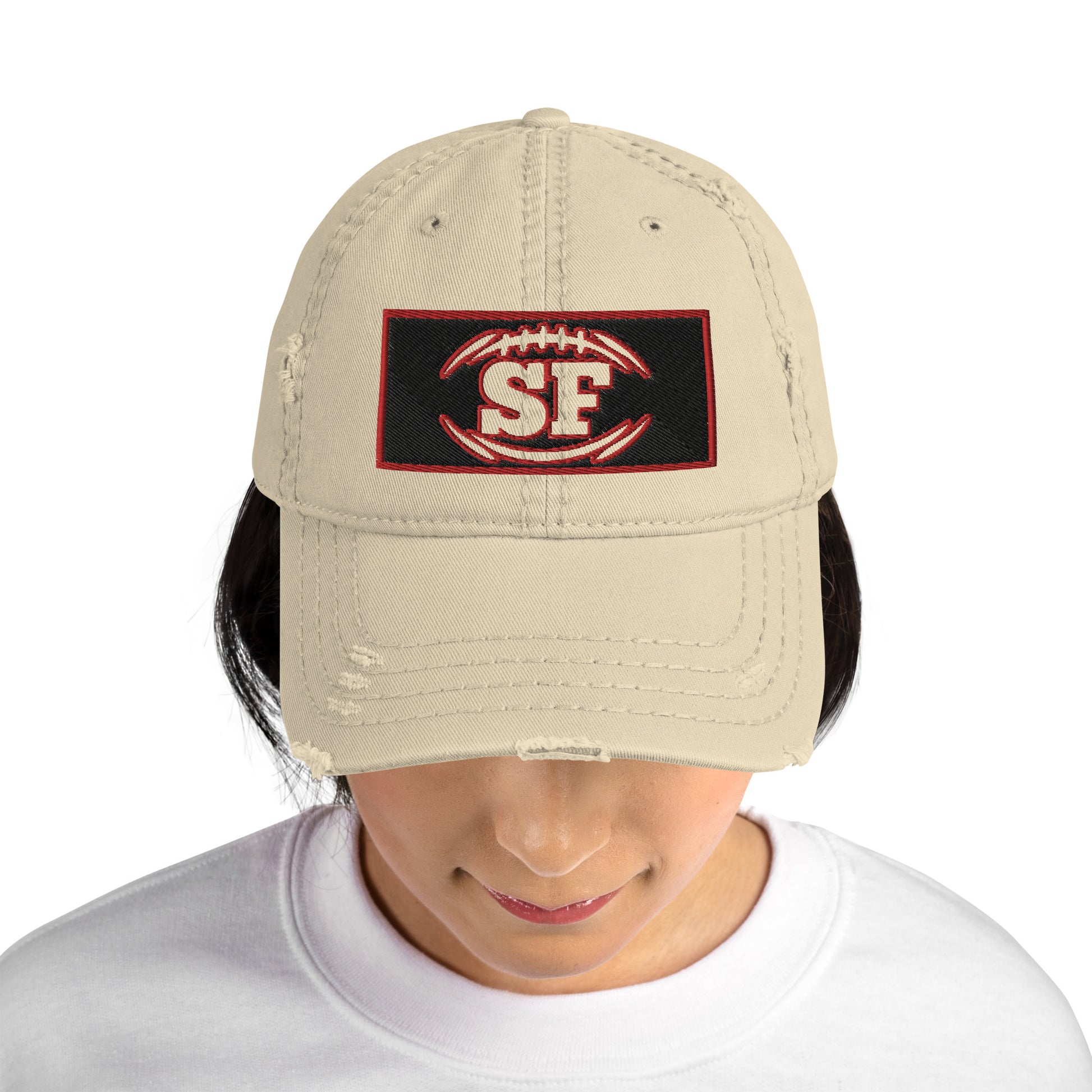 Kyle Shanahan Hat / 49ers Hat / San Francisco Hat / SF Distressed Hat