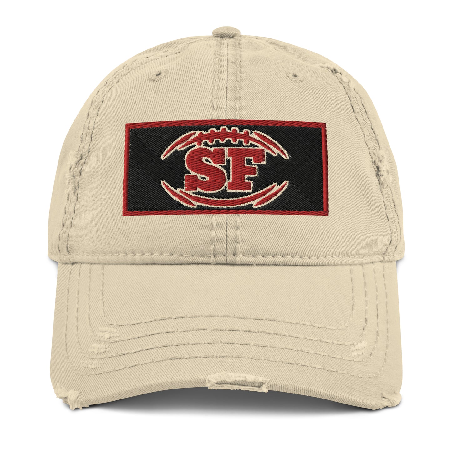 Kyle Shanahan Hat / 49ers Hat / San Francisco Hat / SF Distressed Hat